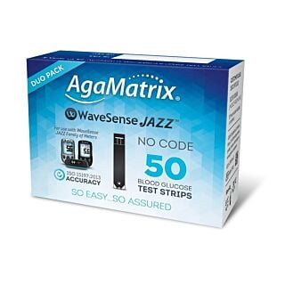 AgaMatrix WaveSense Jazz Duo - 50 Test Strips