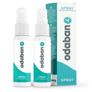 Odaban Exessive Sweating Antipersiprant Spray - 30ml - 2 Pack