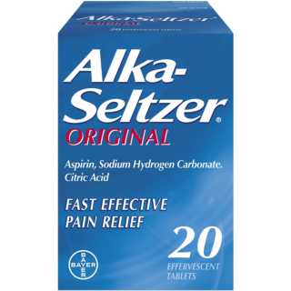 Alka-Seltzer Original 20 Effervescent Tablets