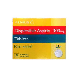Almus Aspirin Dispersible 300mg - 16 Tablets