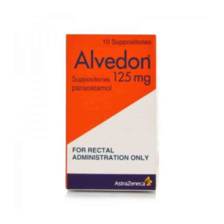 Alvedon 10 Suppositories -125 mg
