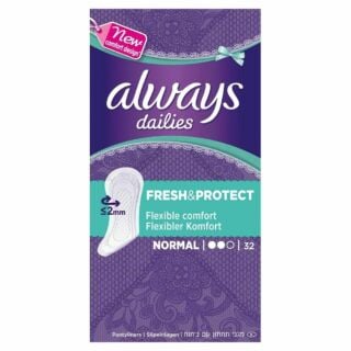 Always Dailies Fresh & Protect Panty Liners Normal - 32 Liners
