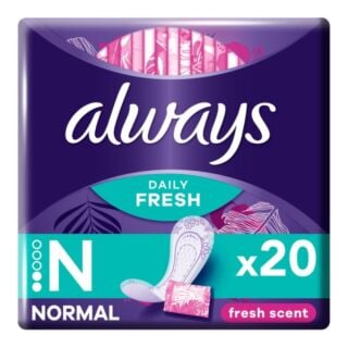 Always Dailies Panty Liners Singles Sanitary Pads -  20 Normal Wrapped
