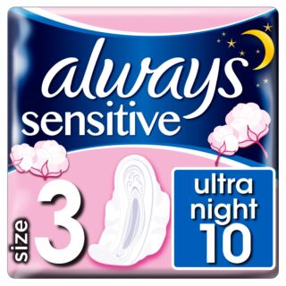 Always Sensitive Night Ultra - 10 Pack