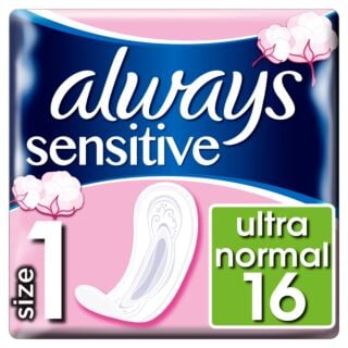 Always Sensitive Normal Ultra (Size 1) 16 Pack