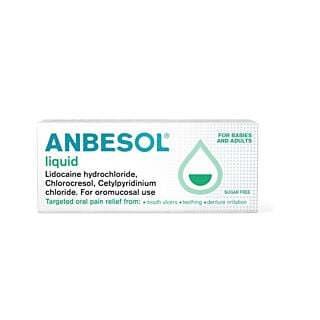 Anbesol Liquid for Mouth Ulcer Relief - 10ml