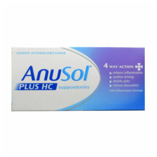 Anusol Plus HC - 12 Suppositories