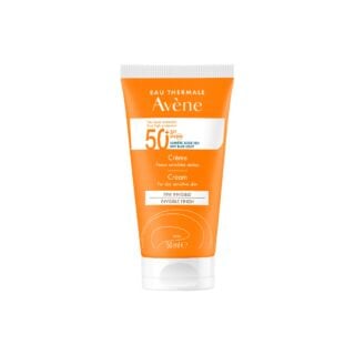 Avène SPF50+ Face Sun Cream for Dry Sensitive Skin - 50ml