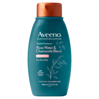 Aveeno Gentle Moisture+ Rose Water & Chamomile Blend Shampoo - 354ml