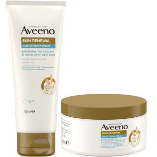 Aveeno Skin Renewal Duo (Scrub & Cream)