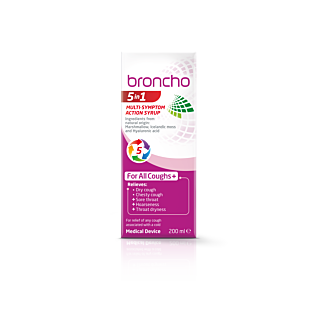 Broncho 5 in 1 Multi Symptom Action Syrup - 200ml