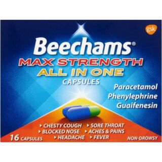 Beechams Max Strength All In One Ultra – 16 Capsules