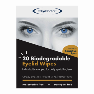 The Eye Doctor Biodegradable Lid Wipes - 20 Pack