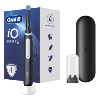 Oral-B iO4 Black Electric Toothbrush (+Travel Case)