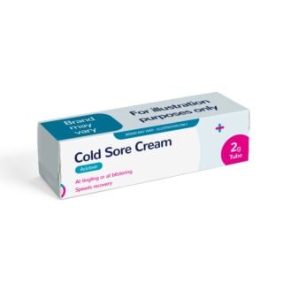 Aciclovir Cold Sore Cream - 2g (Brand May Vary)