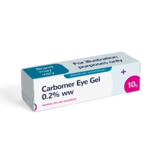 Carbomer Eye Gel 0.2% w/w - 10g (Brand May Vary)