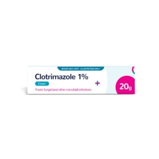 Clotrimazole Cream 1% - 20g (Brand May Vary)