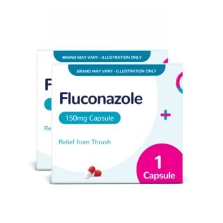 Fluconazole Thrush Relief Capsule - 2 x 150mg (Brand May Vary)