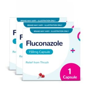 Fluconazole Thrush Relief Capsule - 3 x 150mg (Brand May Vary)	