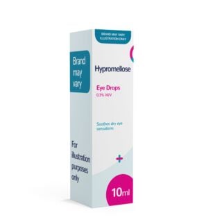 Hypromellose 0.3% Eye Drops - 10ml (Brand May Vary)