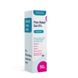 Ibuprofen Pain Relief Gel 5% - 50g (Brand May Vary)