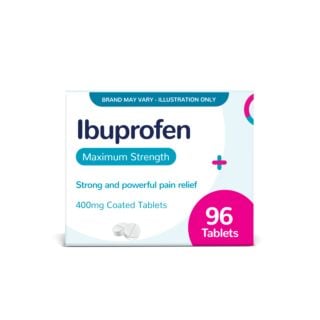 Ibuprofen - 96 x 400mg Tablets (Brand May Vary)