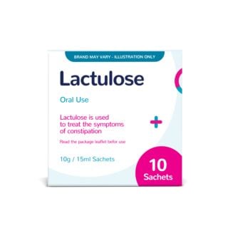 Lactulose 10g/15ml Oral Solution - 10 Sachets (Brand May Vary)