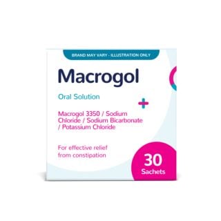Macrogol Oral Solution For Constipation - 30 Sachets (Brand May Vary)