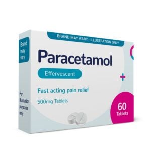 Paracetamol Soluble Tablets - 60 x 500mg (Brand May Vary)