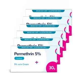 Permethrin (Lyclear) 5% Cream - 30g x 6