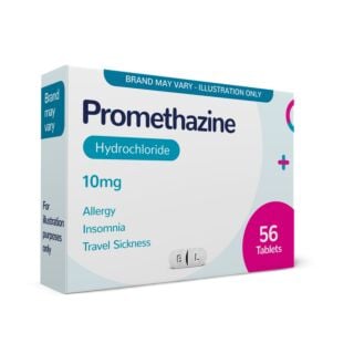 Promethazine Hydrochloride - 56 x 10mg (Brand May Vary)