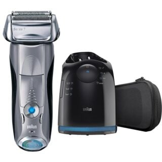 Braun Series 7 7898cc Men's Electric Foil Shaver, Wet & Dry with Clean and Charge Station
