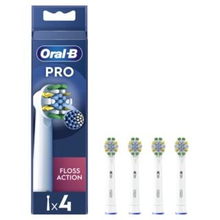 Oral-B Floss Action Refill Toothbrush Head - Pack of 4