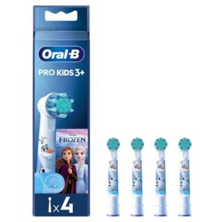 Oral-B Kids 3+ Frozen Refill Toothbrush Head - Pack of 4