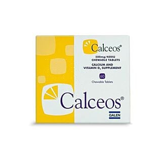 Calceos Chewable 400IU (10mcg) - 60 Tablets