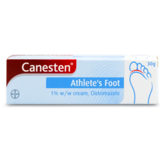Canesten Athlete's Foot Dual Action 1% W/W Cream - 30g