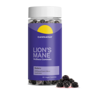 Cannaray Blueberry Lion's Mane Gummies - 60s	