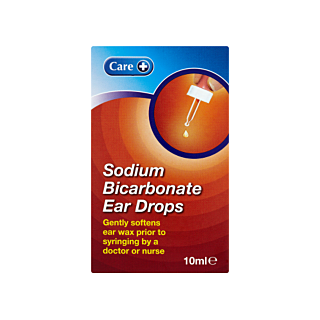 Care Sodium Bicarbonate Ear Drops 10ml - (Brand May Vary)