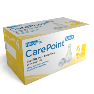 CarePoint Ultra Pen Needles 32g 4mm - Pack of 100
