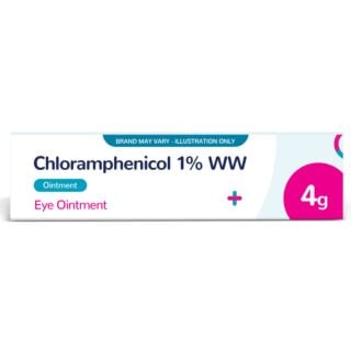 Chloramphenicol 1% Eye Ointment - 4g (Brand May Vary)