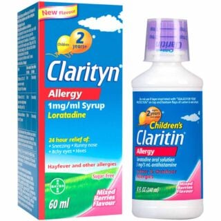 Clarityn Allergy Syrup Kids Mixed Berry - 60ml