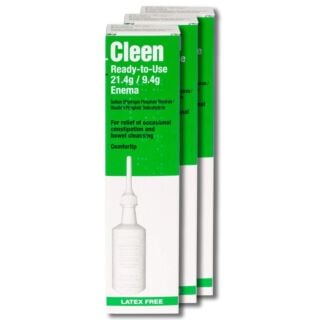 Cleen Ready to Use Enema - Sodium Phosphate - 133ml - 3 Pack