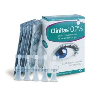 Clinitas 0.2% Unit Dose Dry Eye Drops - 30 Droppers
