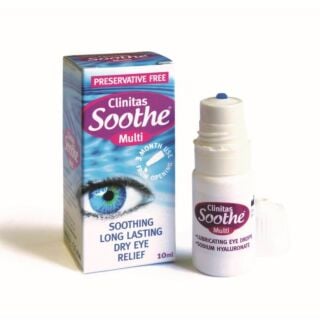 Clinitas Soothe Multi 0.4% Preservative Free Eye Drops - 10ml