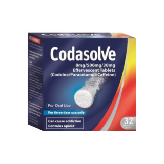 Codasolve 8mg/500mg/30mg Effervescent Tablets - 32 Tablets