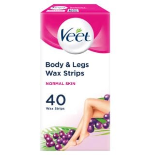 Veet Wax Strips For Normal Skin - 40 Wax Strips
