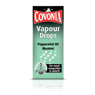 Covonia Vapour Drops Peppermint Oil & Menthol - 15ml