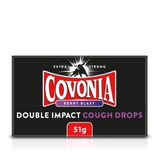 Covonia Double Impact Cough Drops Berry Blast - 51g