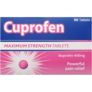 Cuprofen Maximum Strength 400mg - 96 Tablets