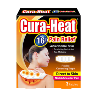 Cura-Heat Direct To Skin Neck & Shoulder Pain - 3 Heat Patches